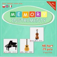 Gry planszowe - Memory Instrumenty Impresariat Muzyczny Pro Art - miniaturka - grafika 1