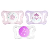 Smoczki uspokajające - Chicco SMOCZEK DO USPOKAJANIA PHYSIO MICRO SILIKONOWY RÓŻOWY 0-2 M 2 SZT - miniaturka - grafika 1