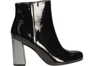 Tommy Hilfiger Botki FW0FW04571 40 Elevated Patent High Heel Boot - Botki damskie - miniaturka - grafika 1