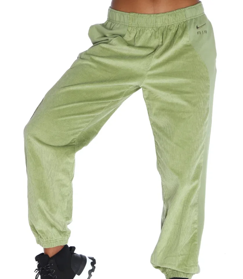 Damskie Spodnie Nike Air Fleece Joggery Lużne Nuta Sztruksu DQ6926-334 S