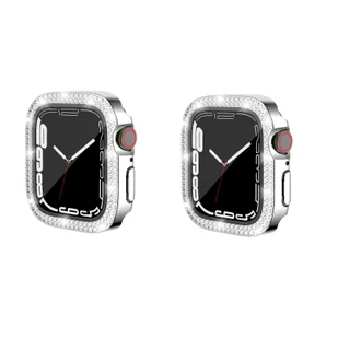 INF 2-pakowe etui z ochroną ekranu do Apple Watch iWatch 3 w kolorze srebrnym 41 mm - Akcesoria do smartwatchy - miniaturka - grafika 1