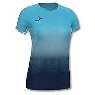 Koszulki i topy damskie - Joma Damska koszulka do biegania Elite Vii turkusowy turkusowy - niebieski morski S - miniaturka - grafika 1
