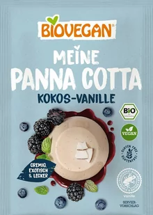 DESER KOKOSOWY PANNA COTTA W PROSZKU WEGAŃSKI BEZGLUTENOWY BIO 46 g - BIOVEGAN - Woda - miniaturka - grafika 1