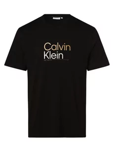 Calvin Klein - T-shirt męski, czarny - Koszulki męskie - miniaturka - grafika 1