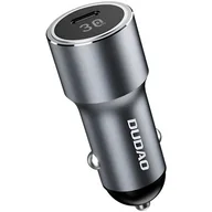 Ładowarki samochodowe - Ładowarka samochodowa DUDAO R14 30W PD Srebrny - miniaturka - grafika 1