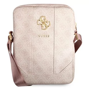 Guess Torba GUTB10G4GFPI 10" różowa pink 4G Big Metal Logo - Torby na laptopy - miniaturka - grafika 2