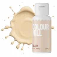 Dodatki do ciast w proszku - Barwnik olejowy do mas tłustych kremu czekolady nude colour mill 20ml - miniaturka - grafika 1