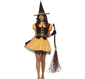 Stroje karnawałowe - strój Czarownica Pomarańczowa-L - miniaturka - grafika 1