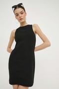 Sukienki - Juicy Couture sukienka kolor czarny mini dopasowana - miniaturka - grafika 1