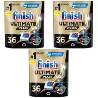 Środki do zmywarek - Finish Ultimate Plus Kapsułki do zmywarki Fresh All in 1 zestaw 108 szt. - miniaturka - grafika 1