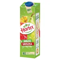 Soki i napoje niegazowane - NAPÓJ HORTEX JABŁ-GRUSZ 1 l KRT - miniaturka - grafika 1