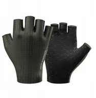 Rękawiczki rowerowe - Rękawiczki rowerowe Rockbros oddychające, krótkie palce, rozmiar: M - zielone - miniaturka - grafika 1