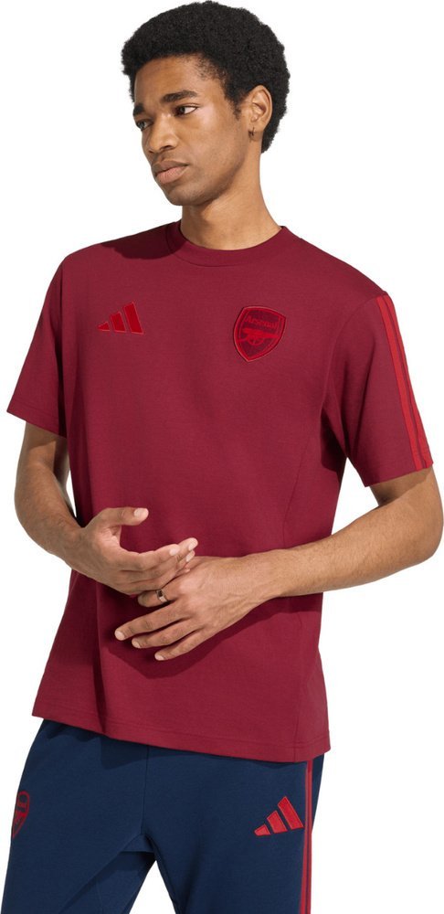Adidas Koszulka męska adidas Arsenal FC DNA bordowa KG5140 2XL