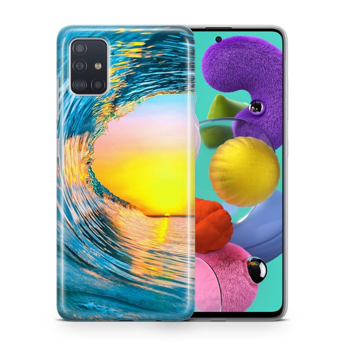 Etui na telefon komórkowy Pokrowiec ochronny na Samsung Galaxy S20 FE Etui Pokrowiec Torba Zderzak TPU, Model: Samsung Galaxy S20 FE, Wybierz wzór: Wave