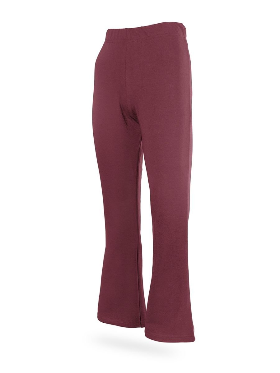 Dziewczęce legginsy dzwony gładkie bordowe Tup Tup