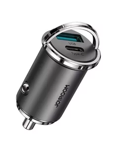 Joyroom szybka ładowarka samochodowa USB Typ C / USB 45 W 5 A Power Delivery Quick Charge 3.0 AFC SCP szary (C-A35) - Ładowarki samochodowe - miniaturka - grafika 1