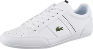 Sneakersy męskie - Lacoste Męskie sneakersy, półbuty, Wht Blk, 47 EU - miniaturka - grafika 1