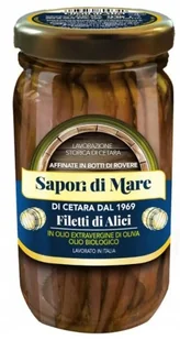 Filety z sardeli w oleju Filetti di Alici 100g - Sapori di mare włoskie - Konserwy i dania rybne - miniaturka - grafika 1