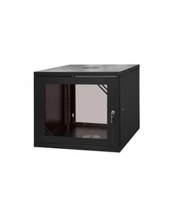 Netrack drzwi przednie z szybą 32U-800, kolor czarny RAL 9005 - Szafy rack - miniaturka - grafika 1