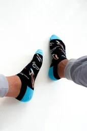 Stopki męskie bawełniane z grafiką windsurfingu Milena Avangarda - Skarpetki męskie - miniaturka - grafika 1