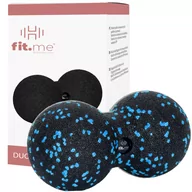 Akcesoria do masażu - Roller Podwójna Piłka Do Masażu Epp Twarda Z Kartonikiem Fit.Me - miniaturka - grafika 1