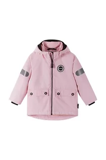 Kurtki i płaszcze dla dziewczynek - Reima kurtka dziecięca Sydvest kolor różowy - grafika 1