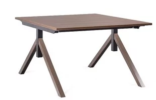 Biurko Mars - Workstation 2 - Stelaż i Blat - 120x140 cm - YZ-17 Walnut - Biurka - miniaturka - grafika 1