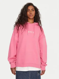 Roxy Bluza Lineup ERJFT05016 Różowy Oversize - Bluzy damskie - miniaturka - grafika 1