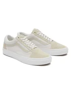 Trampki damskie - Vans Skórzane sneakersy "Old Skool" w kolorze beżowym - miniaturka - grafika 1