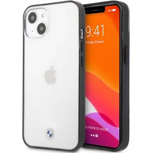BMW Signature Edges - Etui iPhone 13 (przezroczysty) BMHCP13MPCUMRBK - Etui i futerały do telefonów - miniaturka - grafika 1