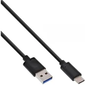 Kable USB - InLine Kabel USB USB 3.1 Kabel Typ C an Typ A 0,5m schwarz 35716 - miniaturka - grafika 1