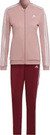 Dresy damskie - Adidas Dres damski adidas Essentials 3-Stripes Track Suit różowy HD4301 XS - miniaturka - grafika 1
