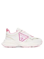 Buty dla dziewczynek - Guess Sneakersy J5BZ50 WO120 Biały - miniaturka - grafika 1