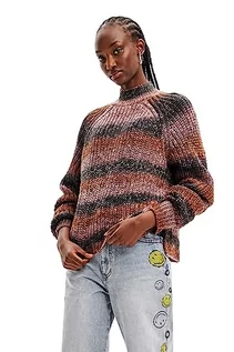 Swetry damskie - Desigual Sweter damski támesis, czerwony, XL - grafika 1