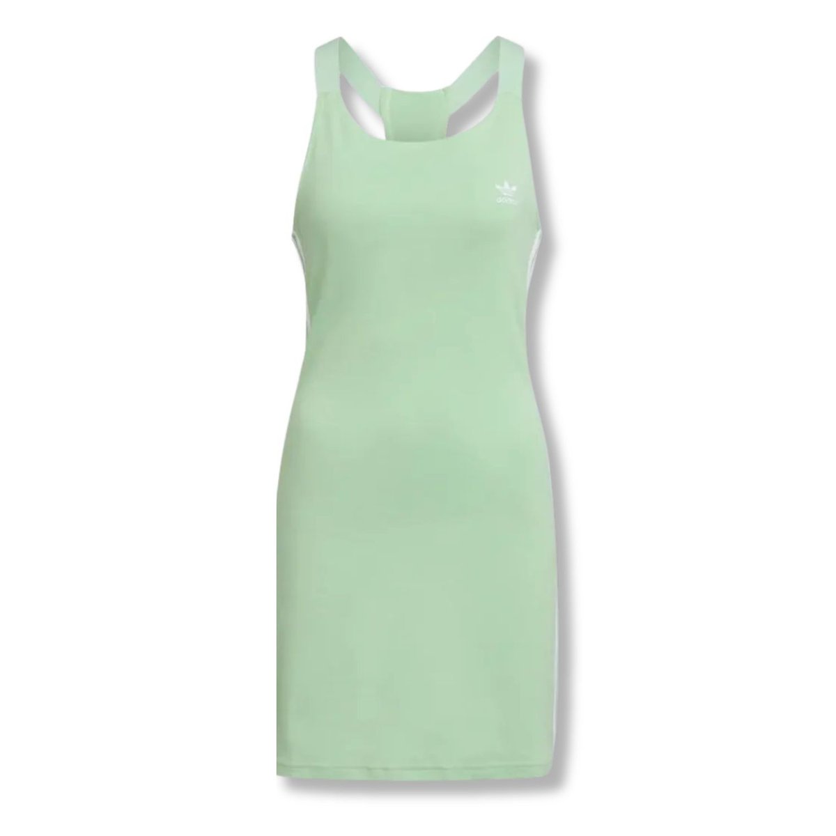 Sukienka damska Adidas Racer dopasowana sportowa zielona-S