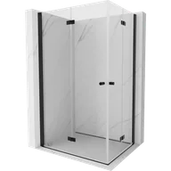 Kabiny prysznicowe - Mexen Mist-F Duo kabina prysznicowa składana 110 x 90 cm, transparent, czarna - 8A6-110L-090P-70-00 - miniaturka - grafika 1