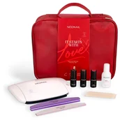 Zestawy kosmetyków damskich - NeoNail It Starts With Love zestaw do manicure hybrydowego z lampą LED - miniaturka - grafika 1