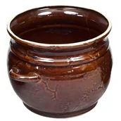 Inne naczynia kuchenne - Beczka staroć 5,5 l brązowa - miniaturka - grafika 1