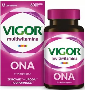 Vigor Multiwitamina Ona 60 tabletek - Witaminy i minerały - miniaturka - grafika 1