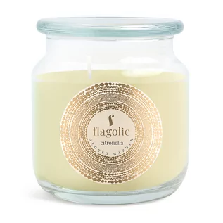 Świece - Flagolie Secret Garden świeca zapachowa Citronella 400g - grafika 1