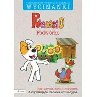 Książki edukacyjne - Papilon Wycinanki. Reksio. Podwórko Maria Szarf - miniaturka - grafika 1