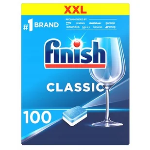 Finish Tabletki Classic 100 cytrynowe | - Środki do zmywarek - miniaturka - grafika 1