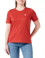 Koszulki i topy damskie - s.Oliver T-shirt damski, czerwony, 36 - miniaturka - grafika 1