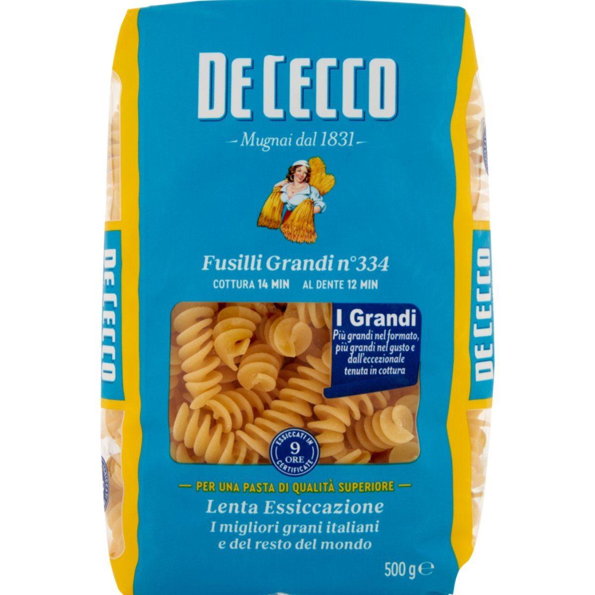 De Cecco Fusilli Grandi n°334 500g włoski makaron duże świderki