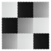 Maty edukacyjne - Duża mata piankowe puzzle szachownica Ricokids 180x180cm 9szt - miniaturka - grafika 1