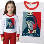 Piżamy dla dziewczynek - Piżama dziecięca Ciasteczkowy Potwór Ciasteczka 98/104 - VoloDonum - miniaturka - grafika 1