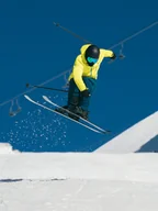 Kurtki męskie - 4F Kurtka narciarska membrana 10000 męska - zielona XL - miniaturka - grafika 1