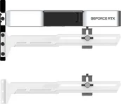 Akcesoria do komputerów stacjonarnych - 1stCOOL 1stCool Podpěra GPU Kovový držák, bílá - miniaturka - grafika 1
