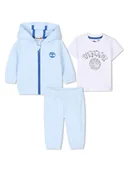 Bluzy i sweterki niemowlęce - Timberland 3-częściowy zestaw w kolorze błękitno-białym - miniaturka - grafika 1