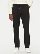 Spodnie męskie - Guess Spodnie materiałowe M5RB51 WGXW1 Czarny Regular Fit - miniaturka - grafika 1